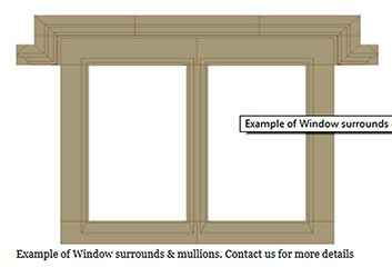 Window Surrounds and Mullions